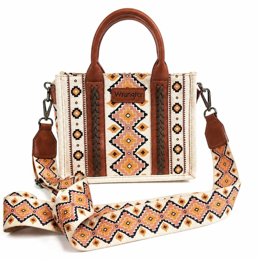 Wrangler Hand Bag Cross Body Tote Purse The Original Westen Southwest Boho Chic
